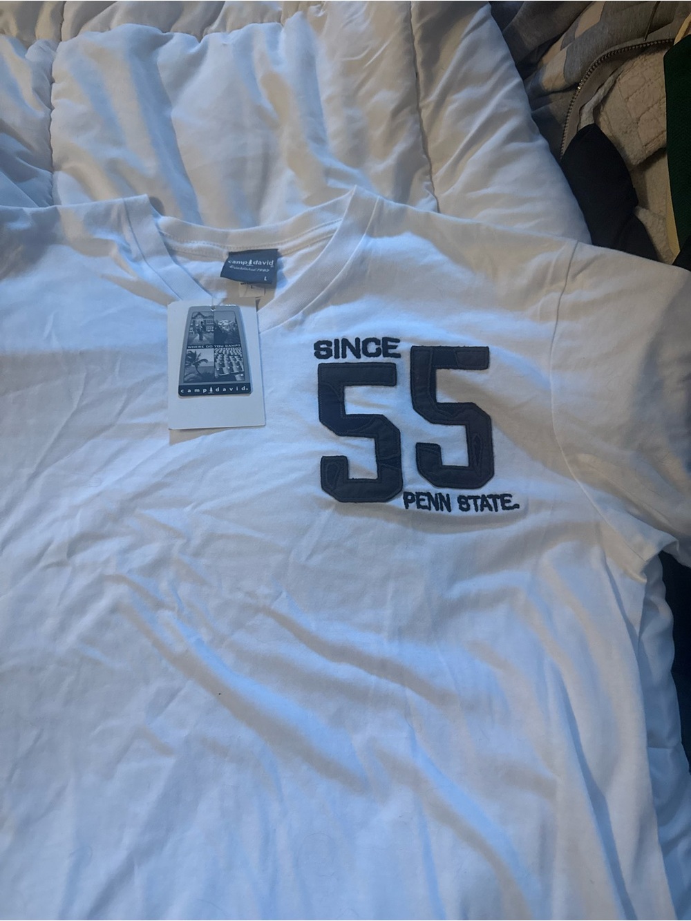 Camp David White 'Since 55' Short-Sleeve Graphic Tee
